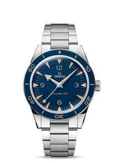 Seamaster Steel Chronometer Watch 234.30.41.21.03.001 | OMEGA UK® Omega Co Axial, Men's Luxury Watches, Omega Seamaster 300, Seamaster 300, The Tudor, Dive Watches, Omega Seamaster, Automatic Watch