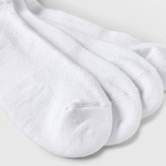 Practical in design and ultra comfy for everyday wear, these No Show Socks from Goodfellow & Co are a must-have in your sock drawer. These no-show socks are comfortable and stretchy, thanks to a soft cotton-blend construction with convenient venting that makes for a breathable fit. Arch support and a reinforced heel and toe add to the comfort. White No-show Fitted Socks, Comfortable Cheap No-show Socks, White Comfortable Non-slip Socks, White Cotton No-show Socks, Lightweight White No-show Socks, Sock Drawer, No Show Socks, Arch Support, In Design