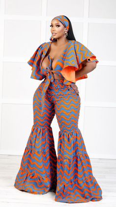 Dress For Black Women, African Outfits For Women, Ankara Print Dress, African Print Pants, Nigerian Outfits, Dress Ankara, Chic Dress Classy, Baddie Style, Best African Dresses