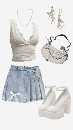 Grunge Goth, 2000s Fashion, Girly Outfits, Teen Fashion Outfits