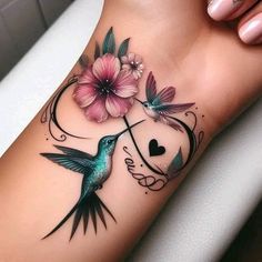 Saints Tattoo, Hummingbird And Flower, Catrina Tattoo, Cross Tattoos For Women, Remembrance Tattoos, Mommy Tattoos, Butterfly Tattoos For Women