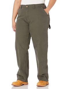 PRICES MAY VARY. Women's Plus Carpenter Duck Pants with multi-use pockets and stretch fabrication Relaxed straight fit Mid-rise 7 multi-use pockets 9.8 oz Stretch Brushed Duck Utility Work Pants With Multiple Pockets, Utility Pants With Functional Pockets, Full Length, Utility Style Full Length Pants With Functional Pockets, Utility Full Length Pants With Functional Pockets, Workwear Pants With Functional Pockets, Full Length Work Pants With Functional Pockets, Straight Leg Bottoms With Functional Pockets, Utility Work Pants With Straight Cut And Pockets, Utility Style Work Trousers With Side Pockets