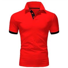 Hombre POLO Camiseta de golf Casual Festivos Diseño Clásico Manga Corta Moda Básico Plano Botón Verano Ajuste regular Negro Rosa Vino Azul Marino Azul Piscina Naranja POLO 2024 - $11.99 Business Casual Polo, Tuxedo Shirt Men, Pink Polo Shirt, Womens Basic Tops, Mens Outdoor Jackets, Pink Polo, Polo Classic, Black White Yellow, Linen Shirt Men