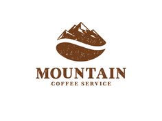 the logo for mountain coffee service