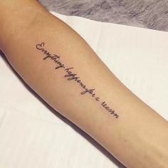 a person with a tattoo on their arm that says, somewhere there is never hope