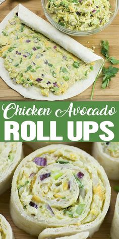 chicken avocado roll ups are an easy appetizer that is ready in less than 30 minutes