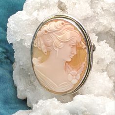 This Is Such A Pretty Vintage Cameo Brooch. Beautiful Carving And Character In The Shell. Set In .800 Silver. There Is A Very Small Bale So This Can Be Easily Converted Into A Pendant If. Desired. This Is A Nice Smaller Size And Measures Just Under 1-3/8" X Just Over 1" Wide. There Is A Safety On The Pin. Marked .800. Please Ask Any Questions By Commenting Below! I Ship Within 2 Days But Please Reach Out If You Have A Time Issue So I Can Expedite! I Am Happy To Discount Bundles But Please Feel F Oval Brooches For Formal Occasions, Anniversary Oval Brooches, Sterling Silver Hallmarked Brooches, Vintage Cameo, Cameo Brooch, Bundles, Carving, Women Jewelry, Feel Free