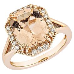 This collection includes a range of Morganite, which is a symbol of love and relationships, making it an excellent choice for a variety of applications. Accented with White Diamond this ring is made in Rose Gold and present a classic yet elegant look. Morganite Fancy Ring in 18Karat Rose Gold with White Diamond. Morganite: 3.60 carat, 11X9mm size, cushion shape. White Diamond: 0.19 carat, 1.40mm size, round shape, G color, VS clarity. Gold: 5.36g, 18Karat Rose Gold. R1784 Love And Relationships, Symbol Of Love, Fancy Rings, Love Symbols, Morganite, White Diamond, Or Rose, Fashion Rings, Of Love