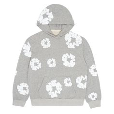 Brand New Never Wear It Came From Stockx Mode Hip Hop, Denim Tears, Cotton Wreath, Hoodies Design, Mens Sweatshirts Hoodie, Hooded Pullover, Ready Made, Grey Hoodie, Grey Sweatshirt