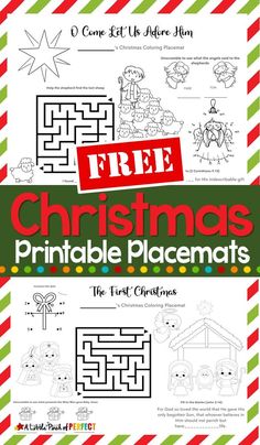 christmas printables for kids to help them learn how to make their own ornaments