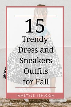 Nail the casual chic look this fall with our favorite dresses to wear with sneakers! Find out how to pair your favorite white sneakers with dress outfits for a look that’s effortlessly stylish. Click for more ideas or save this pin to revisit later!