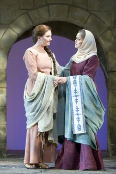 Older Mary with Mary Magdalene Mary Magdalene Costume, Christmas Character Costumes, Savior Of The World, Biblical Costumes, Easter Play, Nativity Costumes, Scarf Ideas, Medieval Woman, Maria Magdalena