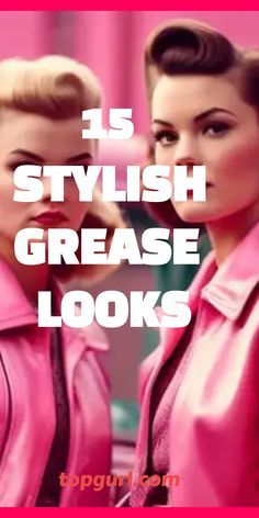 Grease Pink Ladies Makeup, 50s Party Games Sock Hop, How People Dressed In The 1950s, Easy 1950s Costume, Simple 50s Outfit, Fifties Party Outfit, Grease Movie Hairstyles, Pink Ladies Makeup Grease, 1950s Sock Hop Fashion