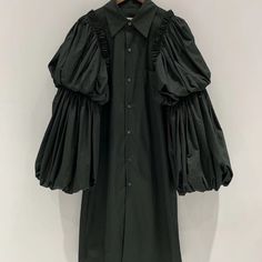 Tiered Shirt Dress Brand New Size S Chest 32inches Designer Fitted Shirt Dress, Elegant Fall Shirt Dress With Ruffles, Comme Des Garcons Black, White Eyelet Dress, Grey Midi Dress, Cotton Shirt Dress, Sustainable Fashion Brands, Disney Dresses, Dressed To Kill