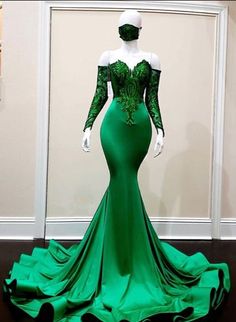 Green prom dresses Pretty Pageant Dresses, Princess And The Frog Theme Prom Dress, Evening Mermaid Dress With Sweep Train, Fitted Long Sleeve Ball Gown For Evening, Glamorous Green Fitted Evening Dress, Glamorous Maxi Length Homecoming Evening Dress, Green Sweep Train Dress For Prom Season, Glamorous Maxi Evening Dress For Homecoming, Glamorous Maxi Length Evening Dress For Homecoming