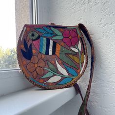 Cotton bag, hand-embroidered in gorgeous colors. Embroidered Multicolor Hobo Bag, Festival Embroidered Multicolor Hobo Bag, Bohemian Multicolor Embroidered Cotton Shoulder Bag, Traditional Multicolor Embroidered Hobo Bag, Hippie Multicolor Embroidered Shoulder Bag, Vintage Shoulder Bag, Boho Purses, Embroidered Bag, Boho Bag