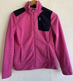 LRL Ralph Lauren Active Fleece Jacket Womens Small Pink Black Full Zip Pockets | eBay Fleece Jacket Womens, Fleece Jacket, Pink Black, Zip Pockets, Globe, Coats Jackets, Black Pink, Jackets For Women, Ralph Lauren