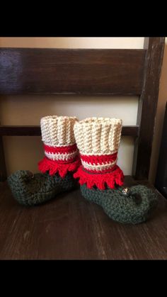 "Adorable elf shoes decoration. 7\" tall and 4 \" long that's so cute to sit out with your Christmas decorations.  They are machine washable and lay out to dry or on low heat. Available in a variety of colors. Please send me a convo if you have a question or custom request. Thank you!" Shoes Decoration, Elf Shoes, Bunker Hill, Sit Out, Decorated Shoes, Christmas Elf, Home Decor Items, Kids Shoes, Elf