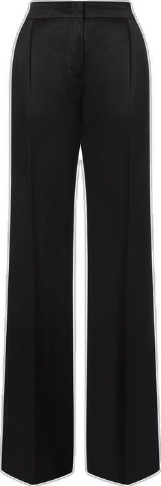 Luxury Black Wide Leg Flare Pants, Luxury Tailored Black Wide Leg Pants, Black Luxury Flared Wide Leg Pants, Luxury Full-length Black Pants, Luxury Black Wide-leg Dress Pants, Black Palazzo Pants, Yoko London, City Dress, Iconic Bags