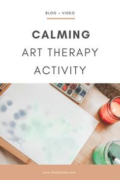 Art Therapy Directives, Calming Art, Therapy Activity, Calm Art, Relaxing Art