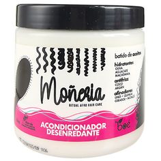 ad eBay - Moñería Acondicionador Desenredante. Acondicionador Desenredante 16 oz Otros productos disponibles Usa Moñería, una línea de cuidado capilar para rizadas que nutre tu cabello con un batido de aceites naturales. Afro Hair Care, Curly Hair Tips, Styling Products, Hair Tips, Afro Hairstyles, Hair Products, Shampoo And Conditioner, Hair Hacks, Ritual