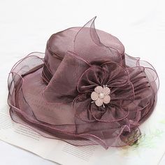 Category:Fascinators,Hats,Headwear; Embellishment:Flower,Pure Color,Splicing,Tulle; Gender:Women's; Quantity:1 PC; Theme:Vintage Theme,Head,Fashion,Birthday,Holiday,Classic Theme,Beach Theme,Wedding; Style:Vintage,Elegant; Hats Category:Straw Hat,Sun Hat,Floppy Hat,Bucket Hat; Occasion:Holiday,Casual; Material:Organza; Front page:WE; Shipping Weight:0.13; Listing Date:03/18/2024; Head Circumference: Style Année 20, Kentucky Derby Fascinator, Bridal Tea Party, Derby Fascinator, Wedding Party Accessories, Tea Party Wedding, Bridal Tea, Wedding Tea, Tea Party Hats