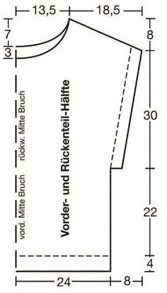 the pattern for an apron with measurements