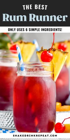 the best rum runner only uses 6 simple ingredients