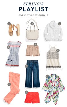 Think of these 10 items as the songs you just can’t stop playing on repeat—your spring jams. They’re catchy, fresh Garden Party Attire, Spring Playlist, Spring 2022 Fashion, 2022 Fashion Trends, Stitch Fix Style, Style Essentials, White Jean Jacket, Party Attire, Stitch Fix Outfits