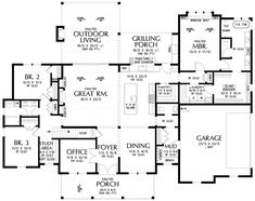 the first floor plan for this house