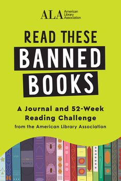 The American Library Association presents a must-read banned book for every week of the year in this beautiful book lover's reading log.Expand your reading list and stand against literary censorship with this one-year reading challenge and book journal! Featuring 52 modern and classic books that have been challenged or banned, from The Hunger Games to Maus, this book log includes ALA's insights into each title as well as writing prompts for further reflection. A perfect holiday stocking stuffer, American Library, American Library Association, English Major, Book Log, Book Challenge, Award Winning Books, Reading Log, Banned Books, Book Community