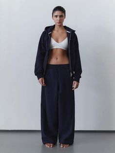 Composition : COTTON 100%Color: NAVYCountry of Origin : Republic of Korea Oversized Sweatpants, Sweat Pants, Sweatpants, Composition, Navy, The Originals, Clothes For Women, Pants, Clothes