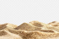 sand on the beach with white background png clipart - sand and water transparent background