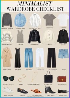 If you're just starting out as a fashion minimalist, we have a minimalist wardrobe checklist to help you build a strong foundation Minimalist Wardrobe Checklist, Wardrobe Checklist, French Clothing Brands, Minimalist Wardrobe Essentials, Suit Up, Minimalist Wardrobe, Fashion Tips For Women, Chambray Shirt