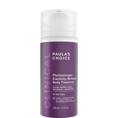 Paula's Choice Clinical Phytoestrogen Elasticity Repair Body Treatment 100ml - Dermstore Low Estrogen Symptoms, Best Lotion, Crepey Skin, Paula's Choice, Paulas Choice, Beauty Body, Body Moisturizer, Body Treatments, Jojoba Oil