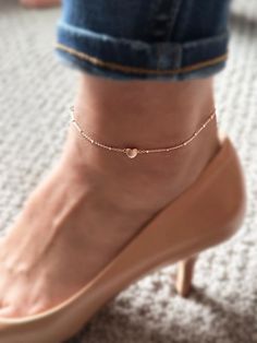 Anklet, Heart charm anklet, Rose Gold heart charm Bracelet, Satellite chain bracelet, Minimalist jewelry, Bridesmaids Anklet, Gift for her * Rose Gold Plate over Brass Charm measures approx. 6mm ---------------------------------------------------------------------- **How to take care of your jewelry** - Remove your jewelry when swimming, sunbathing ad showering - Keep them away from chemicals like perfumes, body creams & hairspray - Do not wear your jewelry while exercising - Use dry soft cotton cloth to clean once in a while ---------------------------------------------------------------------- All our jewelry will come in a gift box with a pretty ribbon tie Elegant Heart-shaped Anklets For Party, Elegant Heart-shaped Party Anklets, Heart-shaped Anklets For Valentine's Day, Elegant Heart Charm Anklets For Valentine's Day, Elegant Valentine's Day Party Anklets, Elegant Heart-shaped Anklets For Wedding, Elegant Heart-shaped Anklets For Valentine's Day, Adjustable Heart Charm Anklets, Dainty Adjustable Anklets For Valentine's Day