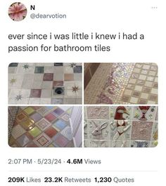 a tweet about bathroom tile installations and the price is $ 3, 594