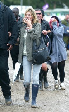 Kate Moss at Glastonbury Pictures Longchamp Mademoiselle, Balenciaga Flats, Kate Moss Cowboy Boots, Chalice Well Glastonbury, Kate Moss Glastonbury 2005, Balenciaga Motorcycle Bag