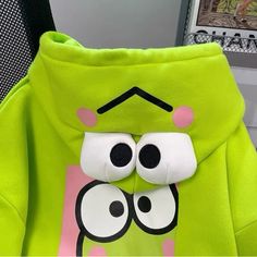 Sanrio Unisex Keroppi Green Hoddie Size Junior L Keroppi Crafts, Sanrio Accessories, Itty Bitty Baby, Uh Huh, Bitty Baby, Must Buy, Sanrio Characters, Itty Bitty, Dress Jewelry