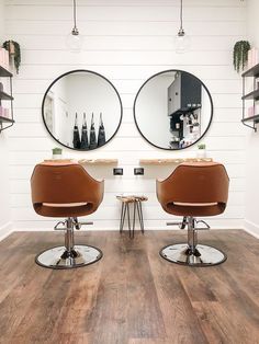 the salon is clean and ready to be used for hairdresser's work