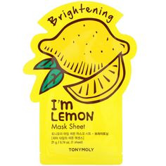 Lemon Mask Makes Dull and Dark Skin Look Radiant. Listerine Foot Soak, Lemon Mask, Essence Water, Oil Cleansing, Mask Collection, Skin Care Masks, Cleansing Mask, Mask Sheet, Sheet Masks