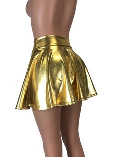 Gold Skirt Outfit Metallic, Gold Skirt Outfit, Descendants Clothes, Mini Circle Skirt, Rave Skirt, Beach Maxi Skirt, Gold Mini Skirt, Butterfly Skirt, Long Floral Skirt