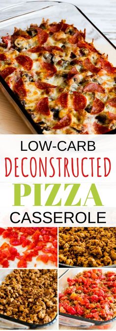 low - carb pizza casserole is an easy and delicious dessert