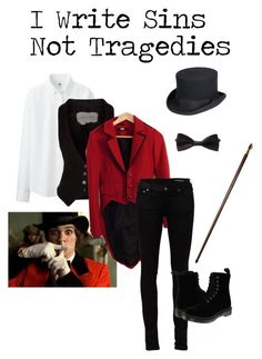 I Write Sins Not Tragedies Costume, Black Fitted Punk Style Costumes, Black Rocker Style Pants For Cosplay, Rock Band Costumes Halloween, I Write Sins Not Tragedies, Black Punk Style T-shirt For Cosplay, Emo Halloween Costumes, Cute Emo Outfits, Rush Outfits