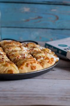 some food that is sitting on a table