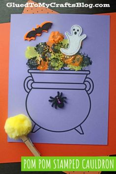 this is an easy halloween craft for kids to make