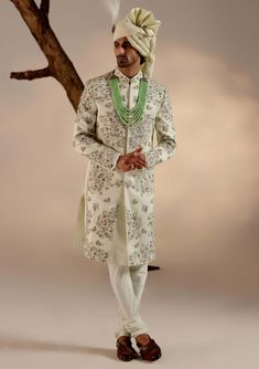 Jatin Malik-Hazy Blue Sherwani Set-INDIASPOPUP.COM Sherwani For Reception With Resham Embroidery And Straight Kurta, Sherwani With Resham Embroidery For Reception, Sherwani With Resham Embroidery For Reception, Straight Kurta, Reception Sherwani With Resham Embroidery And Straight Kurta, Festive Sherwani With Intricate Embroidery On Straight Kurta, Festive Resham Embroidered Sherwani, Sherwani With Zari Work For Reception, Bollywood Sherwani With Multicolor Zari Embroidery, Bollywood Sherwani With Multicolor Embroidery And Zari Work