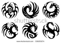 Designs Black And White, Molecule Tattoo, Dragon Designs, Chinese Dragon Tattoos, Design Dragon, Irezumi Tattoos, Arrow Tattoo, Dragon Tattoo Designs