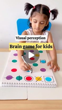 Visual Activities For Kids, Kids Brain Activities, Color Games For Preschoolers, Brain Boosting Activities For Kids, Brain Activities For Kids, Cognitive Activities For Preschoolers, Shapes Activity For Kids, Cognitive Activities For Toddlers, Math Literacy Activities