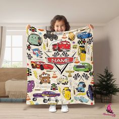 One side all over print. Crafted with the softest fibers conceivable. Dimensions: VPXS: 20" x 30" VPS: 30" x 40" VPM: 50" x 60" VPL: 60" x 80" Blanket thickness: 0.6 cm Fabric Weight: 300 GSM Care Instructions: Wash separately in cool water; tumble drying at low heat. Avoid dry cleaning and applying heat to iron or press. This silky, cuddly blanket is perfect for cuddling up with on the couch, adding another layer of comfort to your bed, or even talking with you on outdoor adventures. Cars Lightning Mcqueen, Cuddly Blanket, Custom Blanket, December 24th, Cars Movie, Lightning Mcqueen, Birthday Gifts For Kids, Fleece Blanket, Blankets & Throws